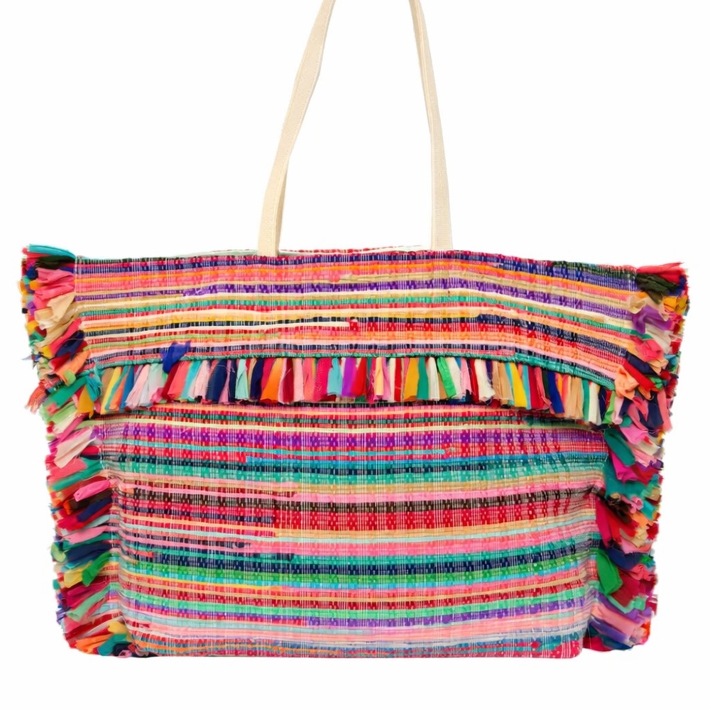 RAJ for Anthropology ***OVERSIZED XL GUATEMALA WEEKENDER TOTE BAG